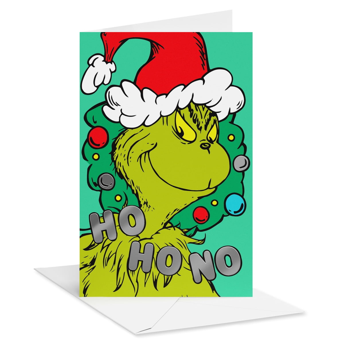 American Greetings Christmas Card Bundle, Grinch Ho Ho No (18-Count)
