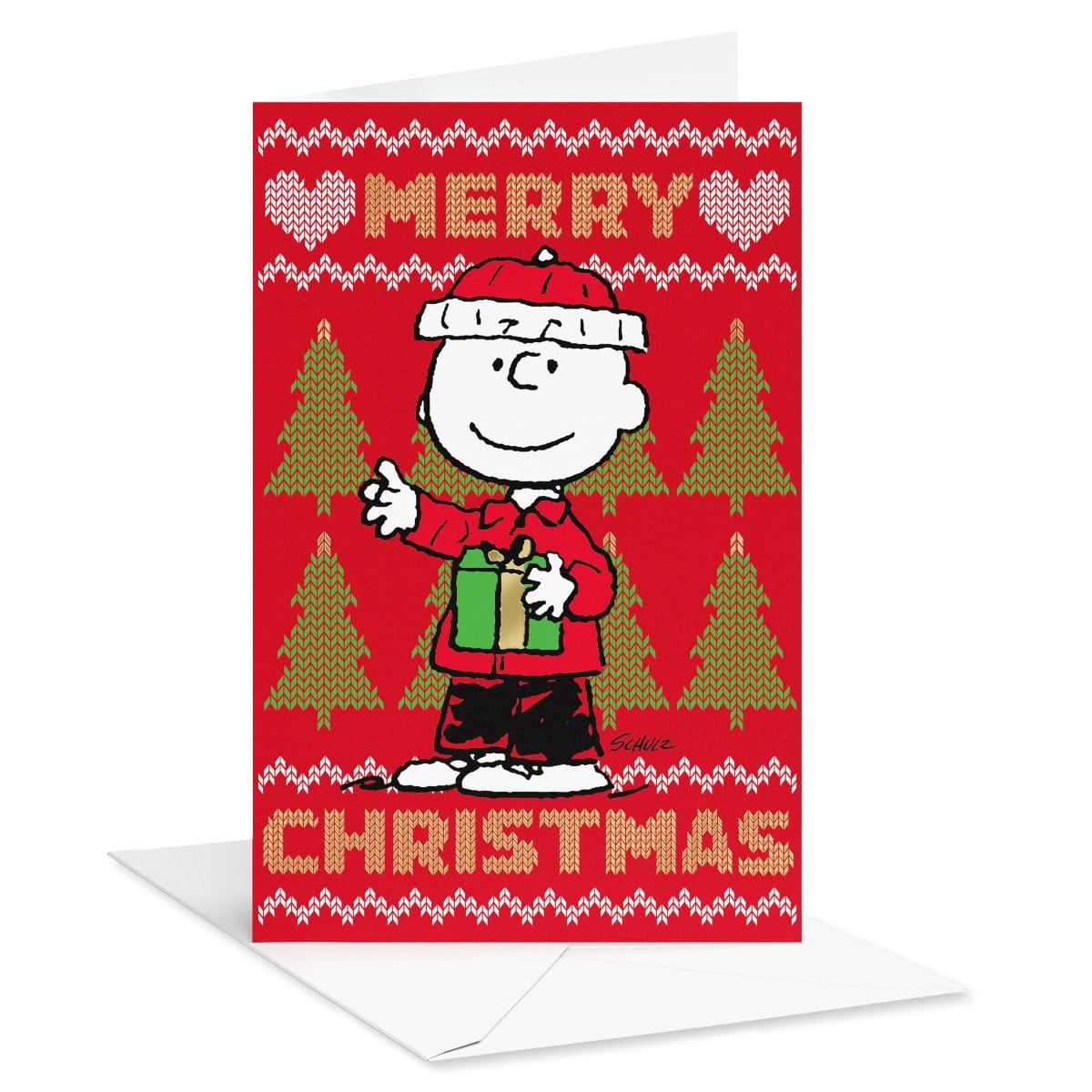 American Greetings Christmas Card Bundle, Peanuts Charlie Brown (18-Count)