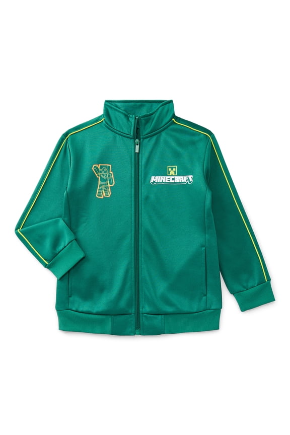 Boys Graphic Zip Track Jacket, Midweight, Sizes 4-18