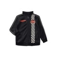 thumbnail image 1 of Hot Wheels Boys Graphic Zip Track Jacket, Midweight, Sizes 4-18, 1 of 3