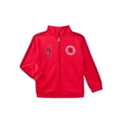Spider-Man Boys Graphic Zip Track Jacket, Midweight, Sizes 4-18