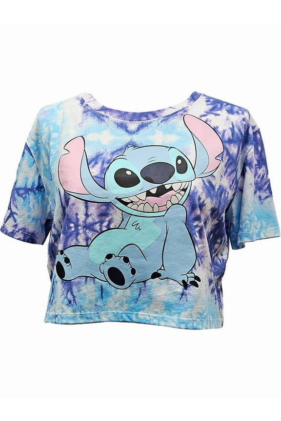 Stitch Adult Tie-Dye Crop Top, (Women's), XS-XL