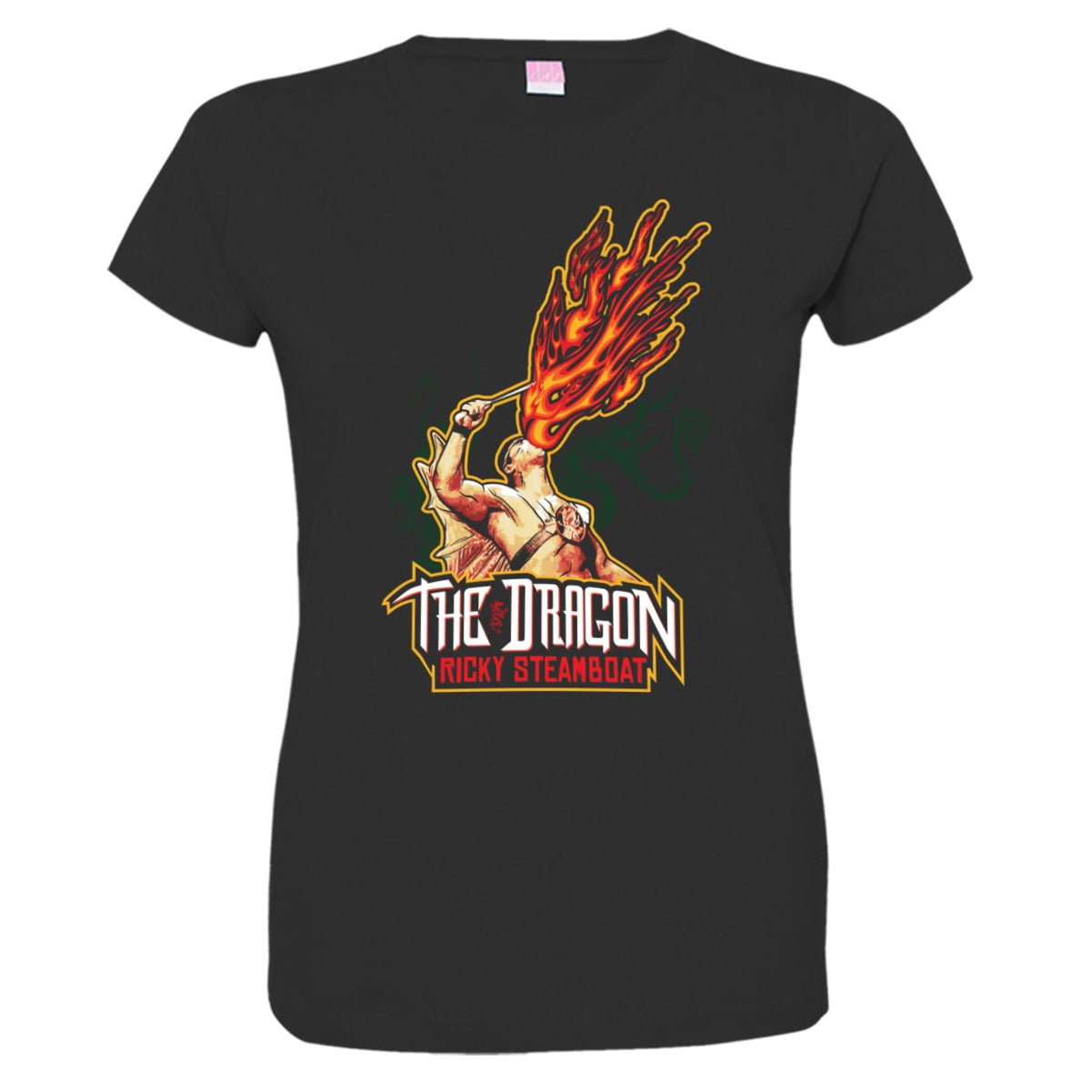LICENSED Pro Wrestling Tees™ Youth Ricky Steamboat Dragon Steamboat HQ  Fashion Tee 