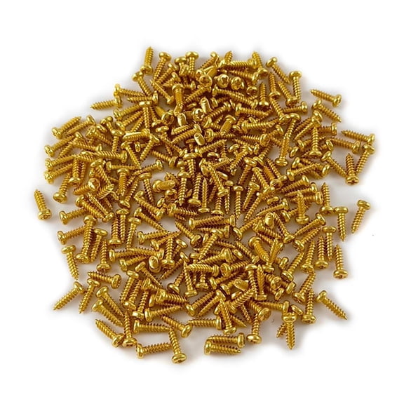 LICEWO 100Pcs Pickguard Screws Set Guitar Mounting Screws for Electric Guitar Pickguard