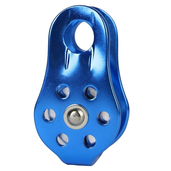 LICEWO 20KN Aluminum Alloy Single Pulley Small Single Sheave Hauling Pulley