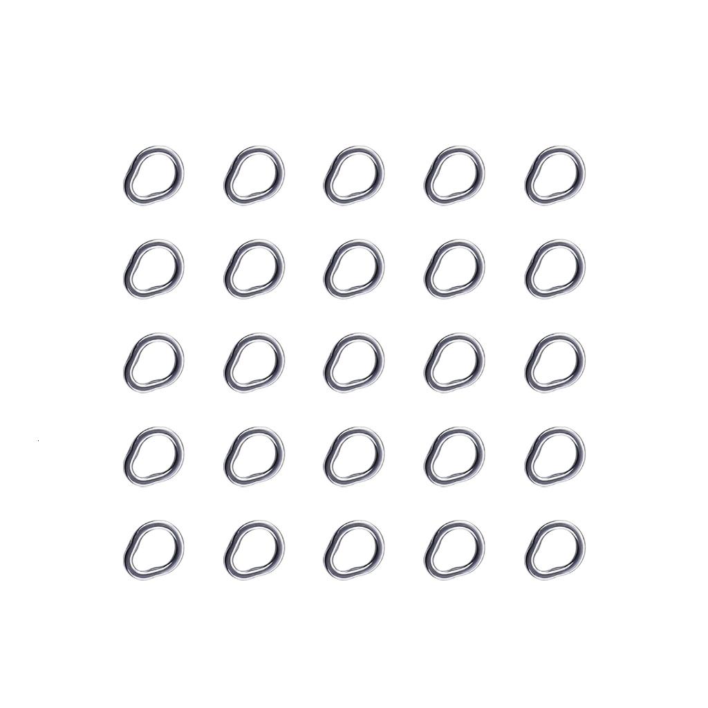 LICEWO 25Pcs Pear shape Solid Fishing Rings High Strength Rustproof ...