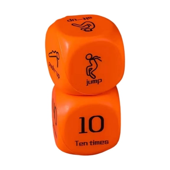 LICEWO 2Pcs Funny Exercise Decision Dices For Dormitory Home Travel Gym And Outdoor