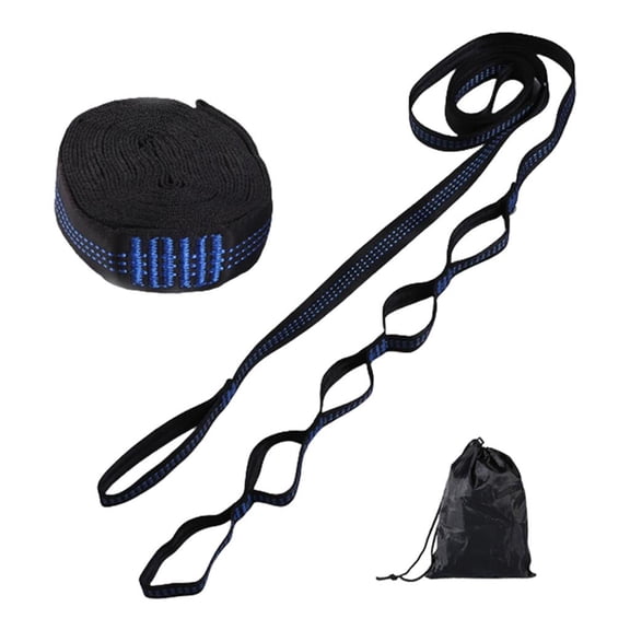 LICEWO 2Pcs Outdoor Hammock Strap Reinforced Nylons Hammock Belt Rope Replacement Hanging Tree Rope Hammock Accessories