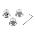 thumbnail image 1 of LICEWO 3Pcs Electric Guitar Bass Top Hat Knobs Replacements Clear Knobs Speed Volumes Tone Control Knobs Guitar Contral Knobs, 1 of 9
