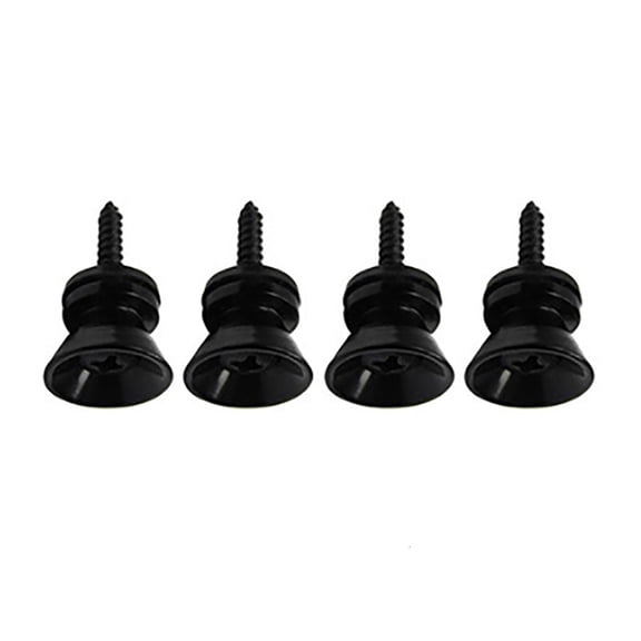 LICEWO 4Pcs Guitar Strap Locks Buttons Straplocks for Acoustics, Ukuleles, Bass, Banjos
