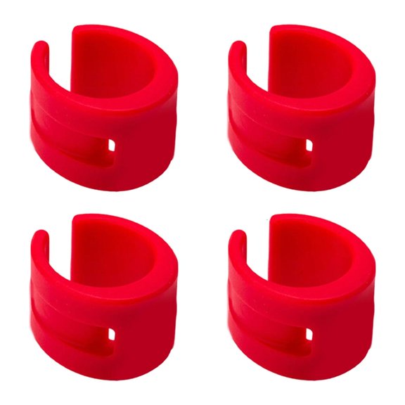 LICEWO 4lots Rubber Shield Guard Bike Forks Shock Absorbers Extend Component Life