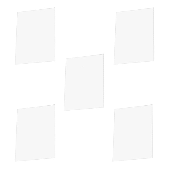 LICEWO 5/10Pcs Seal Films Sheets for Shaker Molds Plastic Sealing Protective Films Sheets for Pendant Craft Making DIY Tool