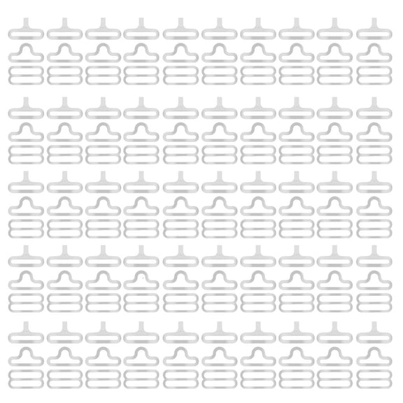 LICEWO 50 Pcs Adjustable Bow Tie Hardware Tie Clip Hook Closure Metal Cravat Clip Hook Fastener for Necktie Strap Easy to Use