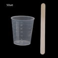 thumbnail image 1 of LICEWO 50Piece 30ml Measuring Cup 50Pcs Stirring Sticks for Mixing Resin Epoxy Craft, 1 of 11