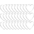 thumbnail image 1 of LICEWO Acrylic Keychain Blanks 30 Pieces Clear Keychains Set for DIY Crafts Gift Tags, 1 of 8