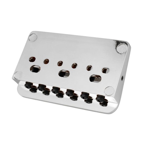 LICEWO Adjustable 6 String Electric Guitar Bridge 10.5mm String Spacing for Enhanced Playability and Precise Tuning Stability