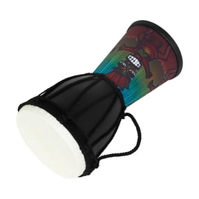 LICEWO African Drum Unique Pattern Small Hand Drum Professional Percussions Instrument