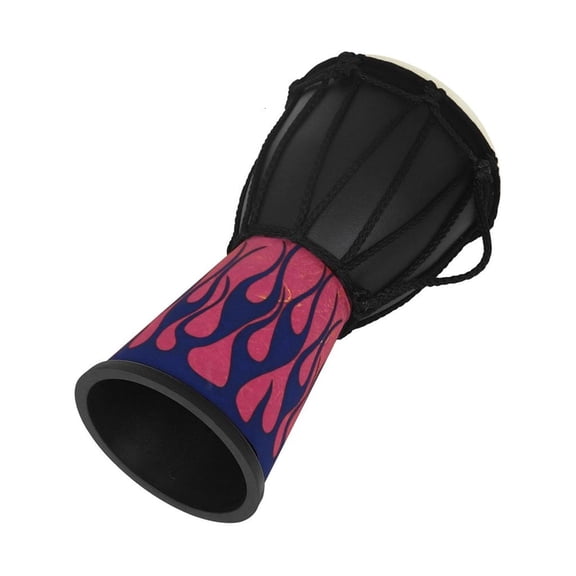 LICEWO African Drum Unique Pattern Small Hand Drum Professional Percussions Instrument