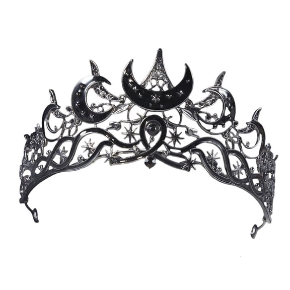 LICEWO Baroque Stars Queen Crowns Rhinestones Headpiece For Celebration