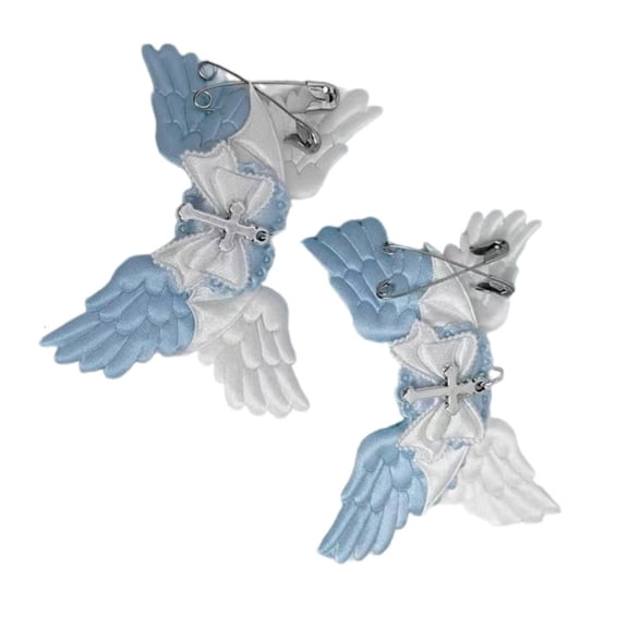 LICEWO Beautiful Angel Wing Hair Accessory Heart/Bowknot Hair Clip for Fashion Lovers