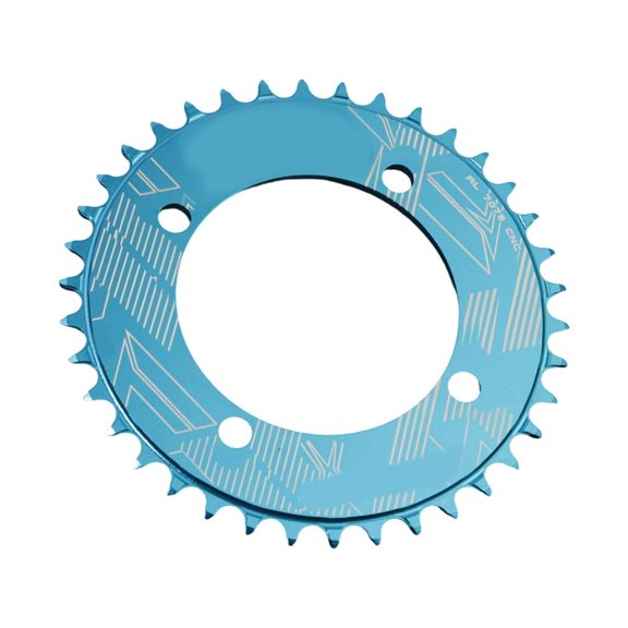 LICEWO Bicycles 104BCD Crank Narrow Wide Chainring 32T/34T/36T/38T Bike Circle Crankset Single Plate Parts Easy to Install