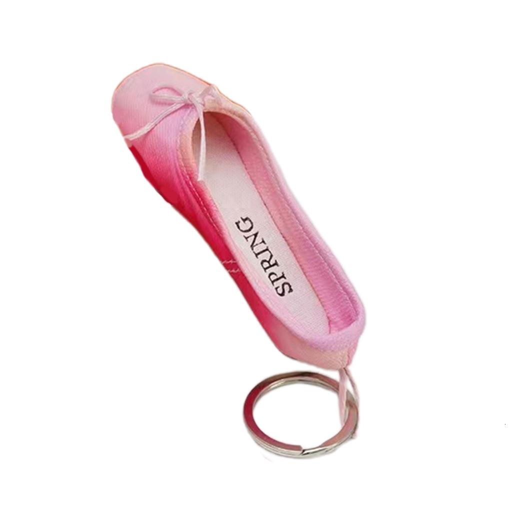 Ballet Key Rings LICEWO Blue/Pink/Orange/Rose Red Keyrings Mini Ballet Shoes Keychain ...
