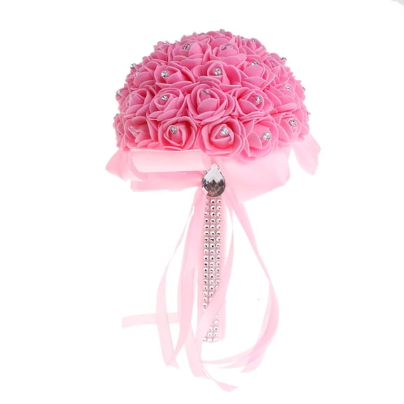 LICEWO Bridal Bouquet for Brides or Bridesmaids Wedding Bouquet Artificial Fake Flowers