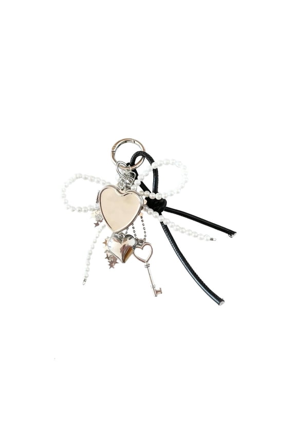 O Compact Key Holder Pendant Featuring Mirror for Easy Carry Anywhere Companion