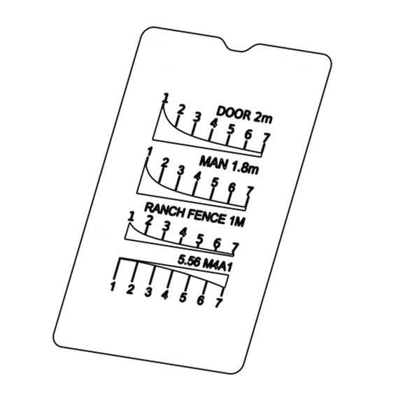 LICEWO Compacts Ranges Finders Tool Light weight Distance Measuring Shootings Card