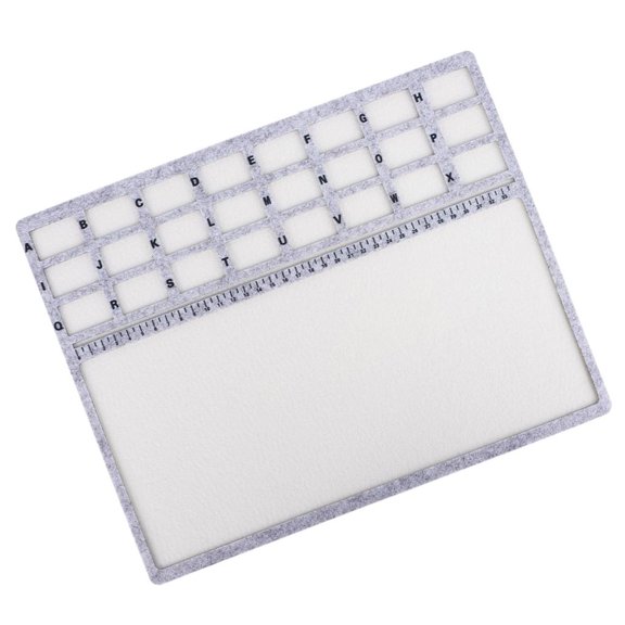 LICEWO Craft Bead Layout Mat With Measurement Guides Spill Proof Surfaces Beading Tray Ideal For Intricate Jewelry Creations