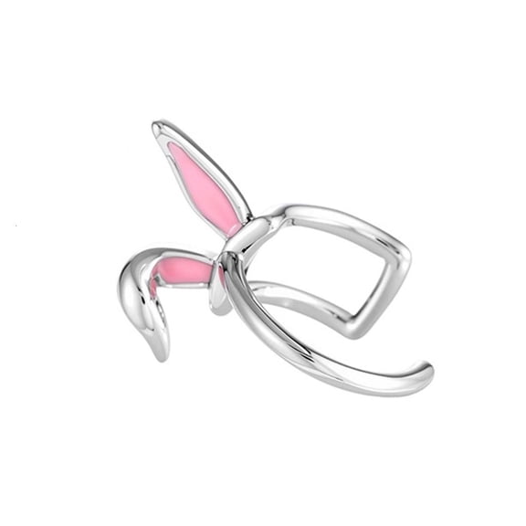 LICEWO Cute Rabbits Ear Clip On Earrings Alloy Materials Comfort Fit