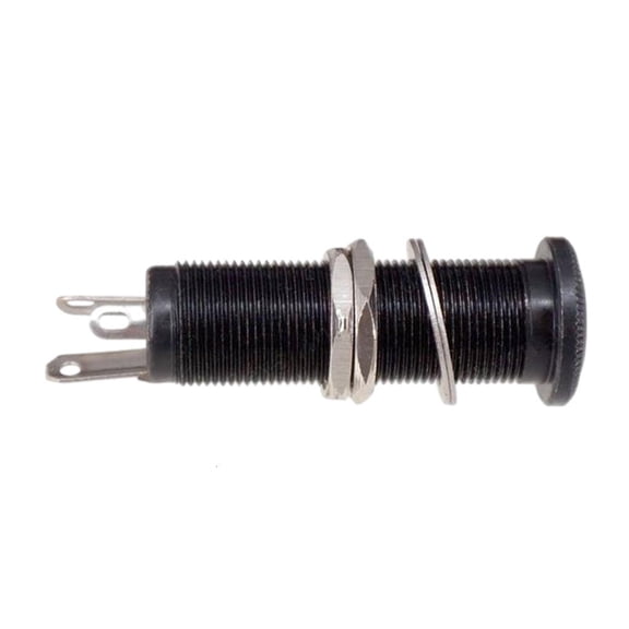 LICEWO Cylinder Input/Output Mono Active Long Threaded Jacks Socket Guitar Accessories