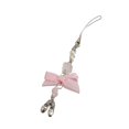 thumbnail image 1 of LICEWO Dance Shoe Ribbon Phone Charm Keychain Elegant Bowknot Heart Pendant Keyring, 1 of 11