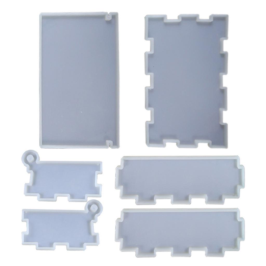 LICEWO Domino Resin Storage Box Mould Resin Epoxy Silicone Mold Jewelry ...
