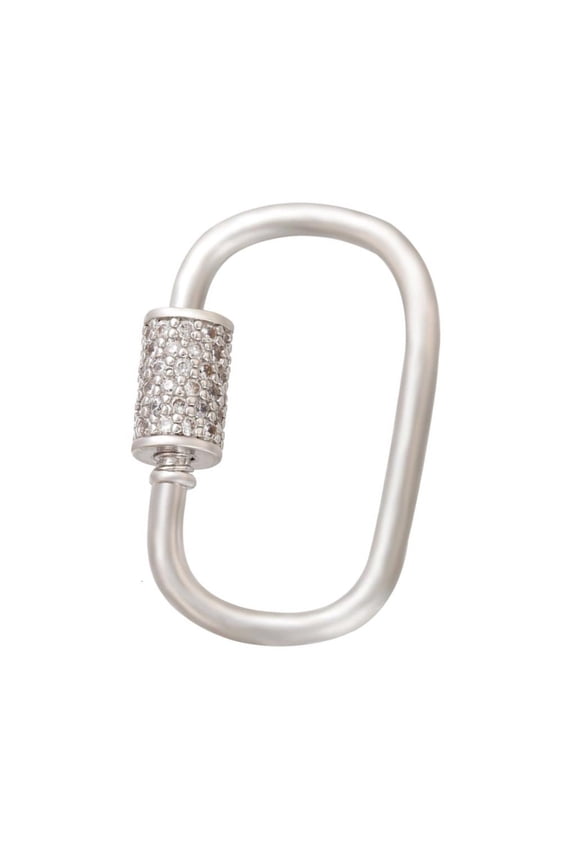 O Elegant Brooch Pin Carabiner Clasp Charm Necklace Connector Jewelry Accessories