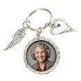 thumbnail image 1 of LICEWO Elegant Florals Keychain With Interchangeable Picture Frame Sturdy Designs, 1 of 7