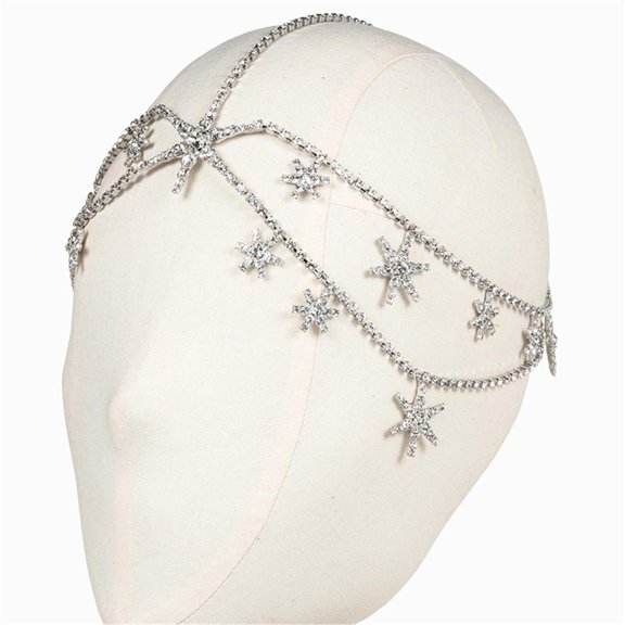 LICEWO Exquisite Head Chain Fashion Head Jewelry Women Prom Headpiece Dancing Accessory