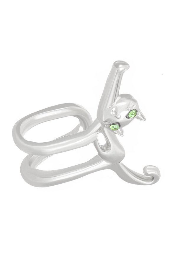 O Eye Catching Cats Ear Cuff No Piercing Earring Ornament for Stylish Individuals