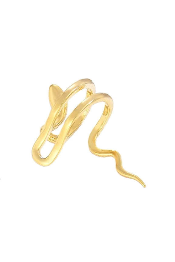 O Fashion Non Piercing Snake Ear Cuff Earring Unique 3D Snake Earrings for Women