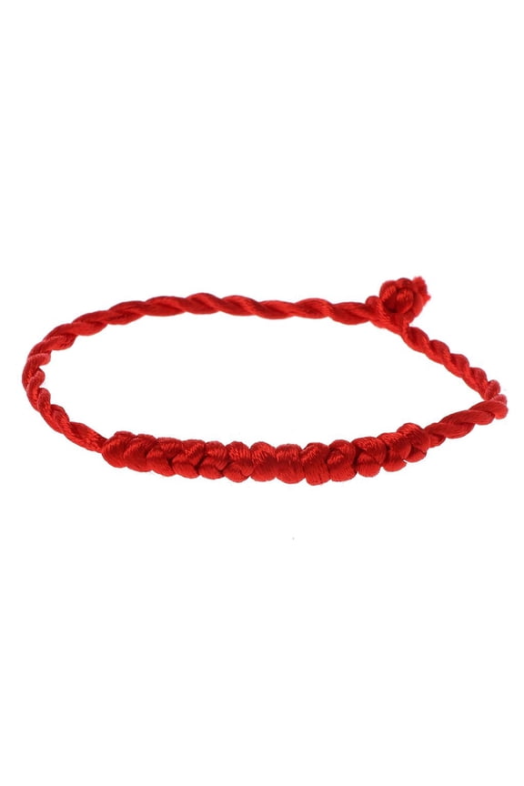 O Fashion Red String Braided Bracelet Kabbalah Braided Bracelet Wristband Charm Against Eye Jewelry Gift for Girl Boy Teen