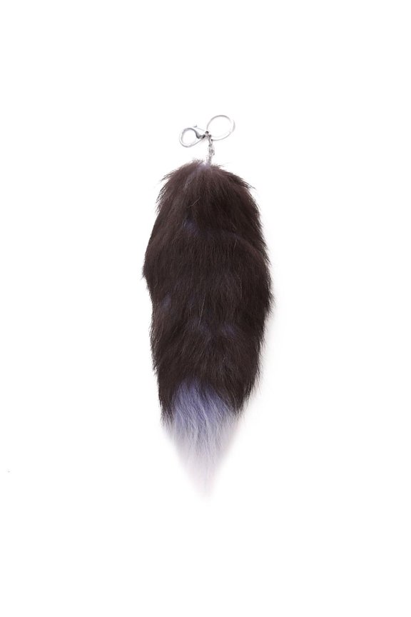 O Fashionable Keychain Pendant Stylish Bag Accessory Foxtail Keyrings Modern Key Charm Bag Charm Bag Decoration for Key