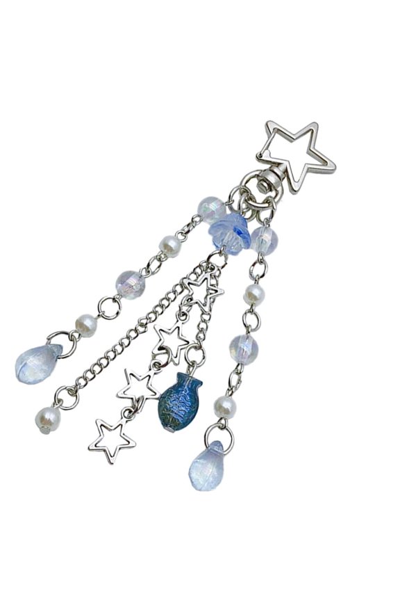 O Fish Pendant Keychain Cartoon Bag Pendant Keys Charm Cute Keychain for Children