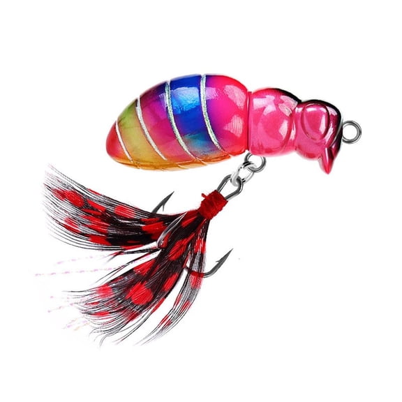 LICEWO Fishing Tackle Accessories 4.7cm Bees Fishing Lures Artificial Baits