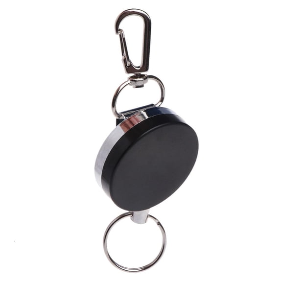 LICEWO Fishing Zinger Retractor for Key Ring Reel Holder Retractable Steel Cable Access