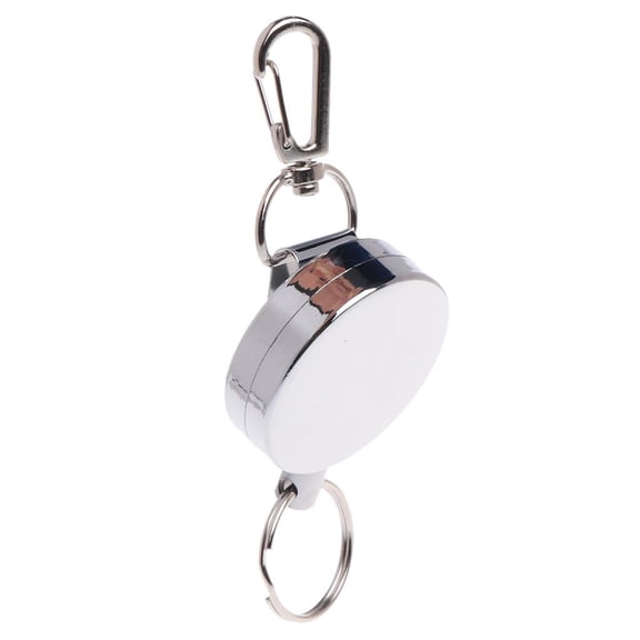 LICEWO Fishing Zinger Retractor for Key Ring Reel Holder Retractable Steel Cable Full M