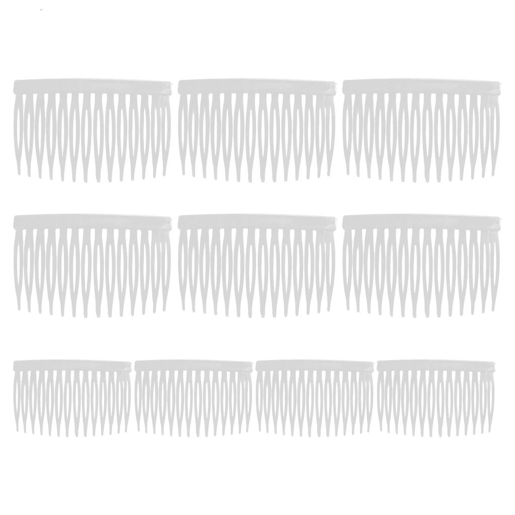 LICEWO French Hair Side Combs Plastic Teeth Hair Combs Hair Clip Comb ...