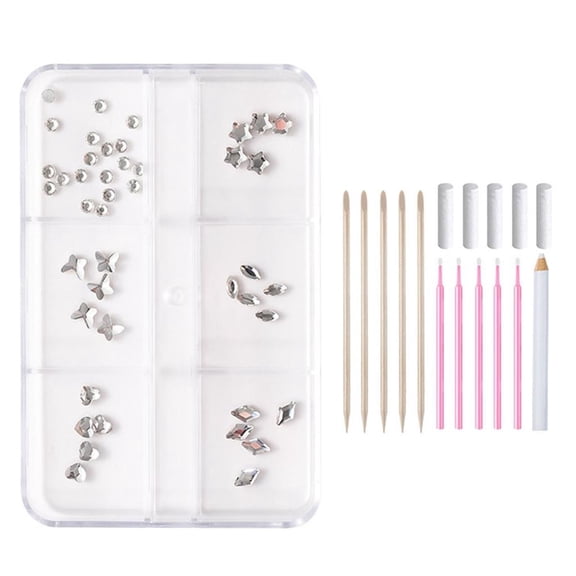 LICEWO Gem Bling Teeth Jewelry Set DIY Tooth Gems Colorful Stones Decor