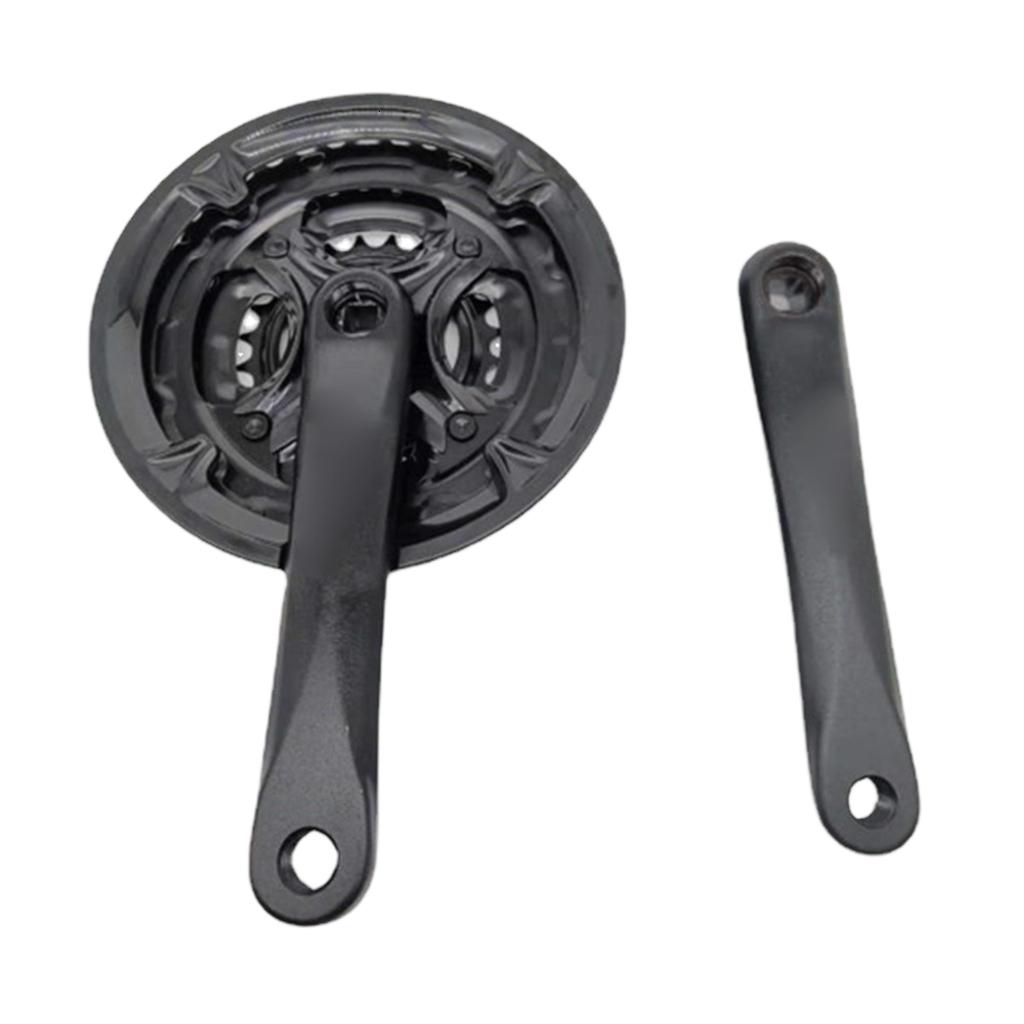 Triplicate Set LICEWO Hardwearing Cycle Crankset Triplicate Chainring 170mm 8 Speed ...