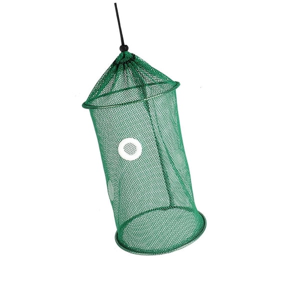 LICEWO Heavy Duty Foldable Fish Basket Baits Cage for Catching Live Fish and Small Crustaceans in Various Water Environment