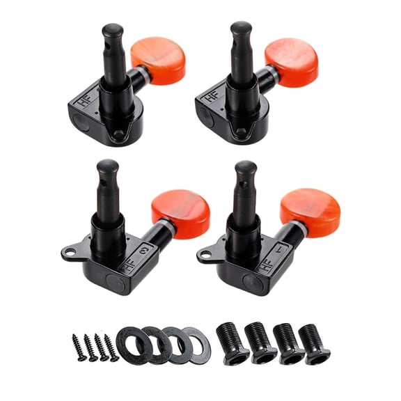 LICEWO Heavy Type 2R2L Tuning Pegs Include Bushings Screws Easy Installation